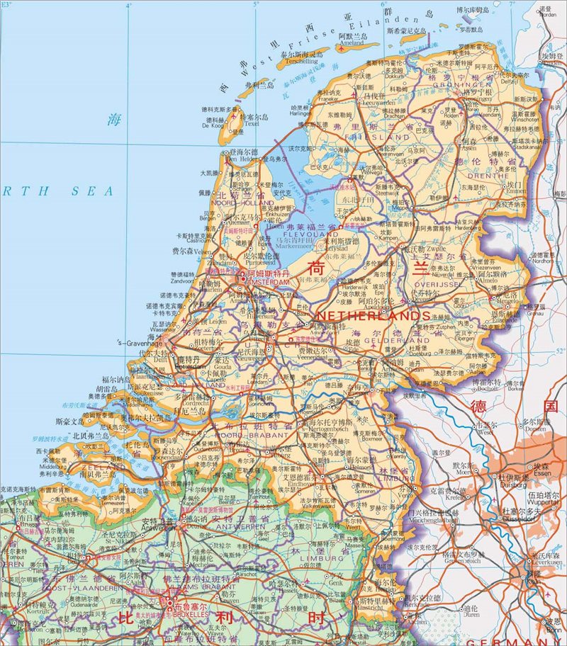 Amsterdam Attractions: World Travel Map Highlights—Europe, Netherlands, Amsterdam, A Journey in Amsterdam